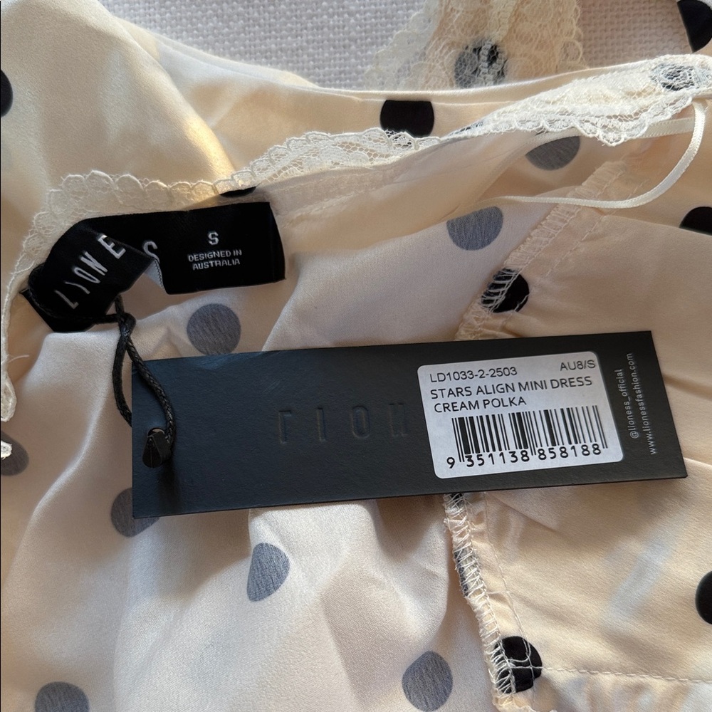 NWT Lioness Polka Dot Halter Mini Dress | SMALL - Picture 12 of 13
